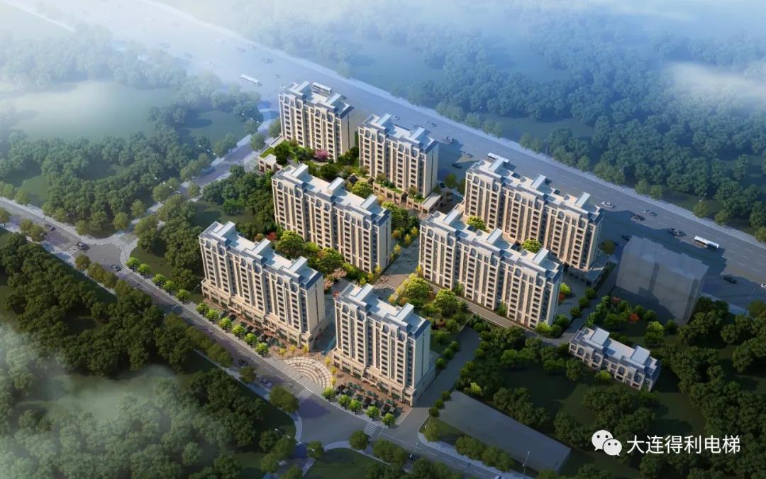 得利電梯成功攜手大連百航置業(yè)集團(tuán)公司，助力名仕華庭打造高端住宅開(kāi)發(fā)項(xiàng)目